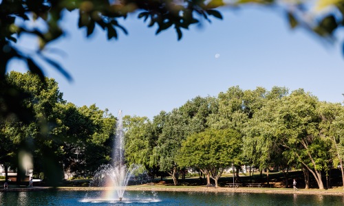 fountain at park