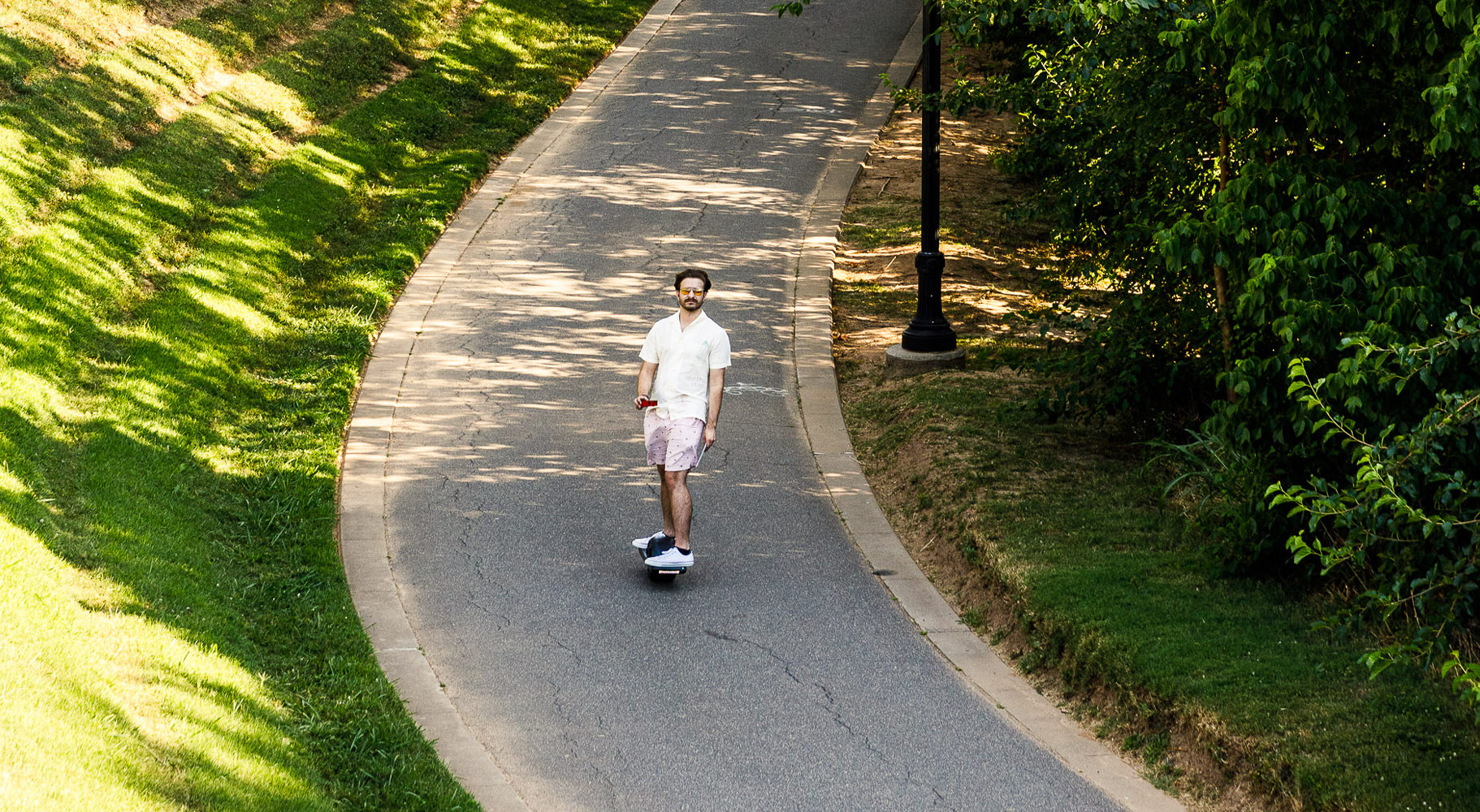 a man on a skateboard